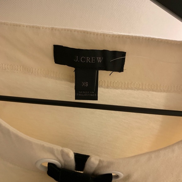 JCREW velvet Ivory Top NWT - Picture 3 of 6